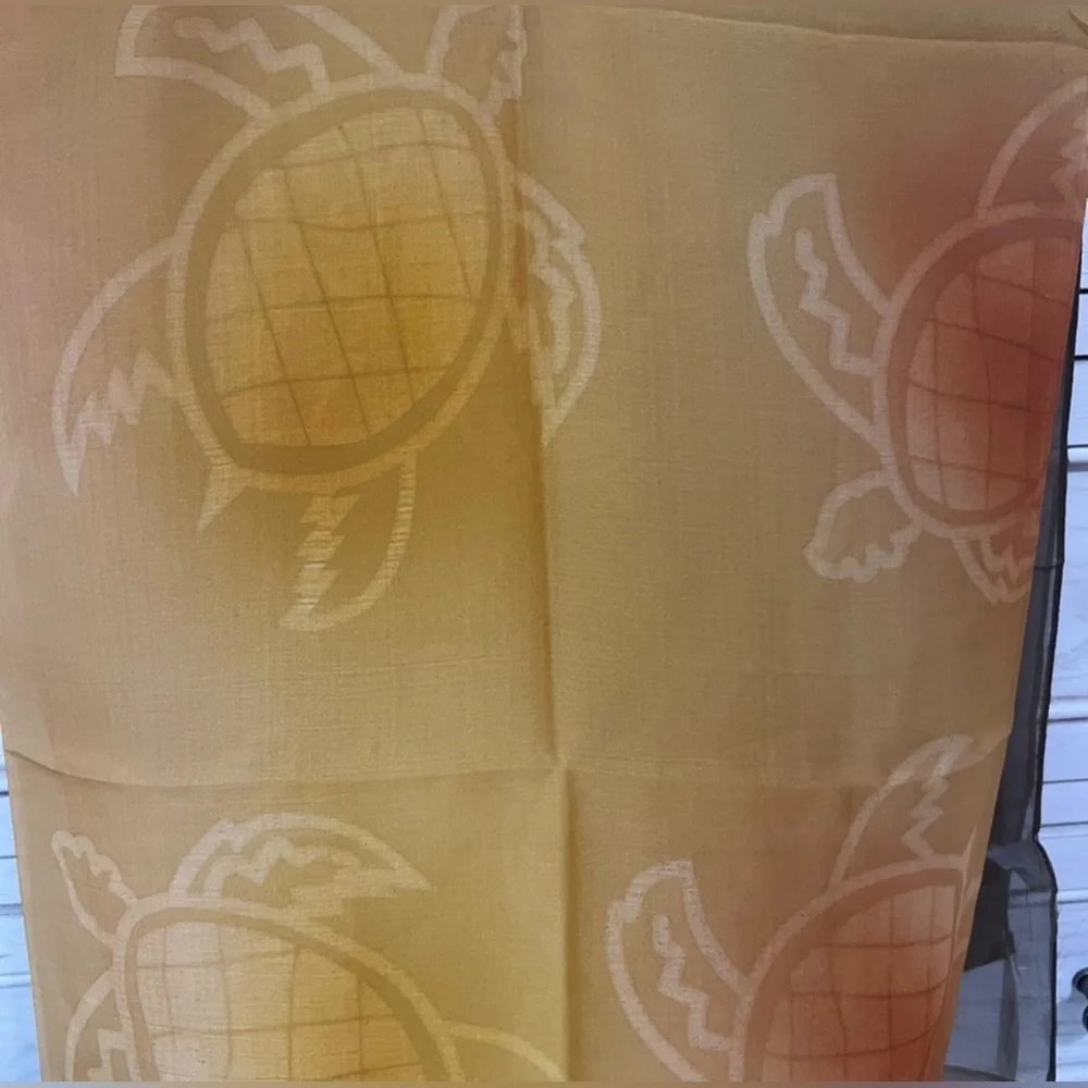 NWT INDIAN SCARF TURTLE DESIGN BOHEMIAN